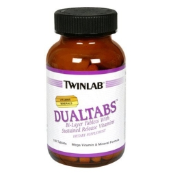 Мультивитамины и поливитамины Twinlab Dualtabs  (100 таб)
