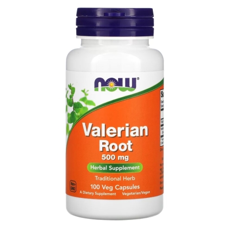Добавки для сна NOW Valerian Root 500 mg   (100 vcaps)